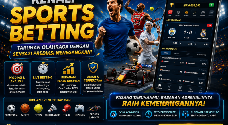 Kenali Sports Betting: Taruhan Olahraga dengan Sensasi Prediksi Menegangkan